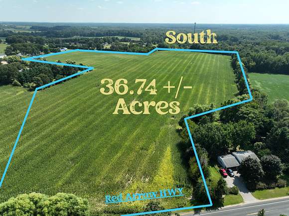 36.74 Acres of Recreational Land & Farm for Sale in Coloma, Michigan