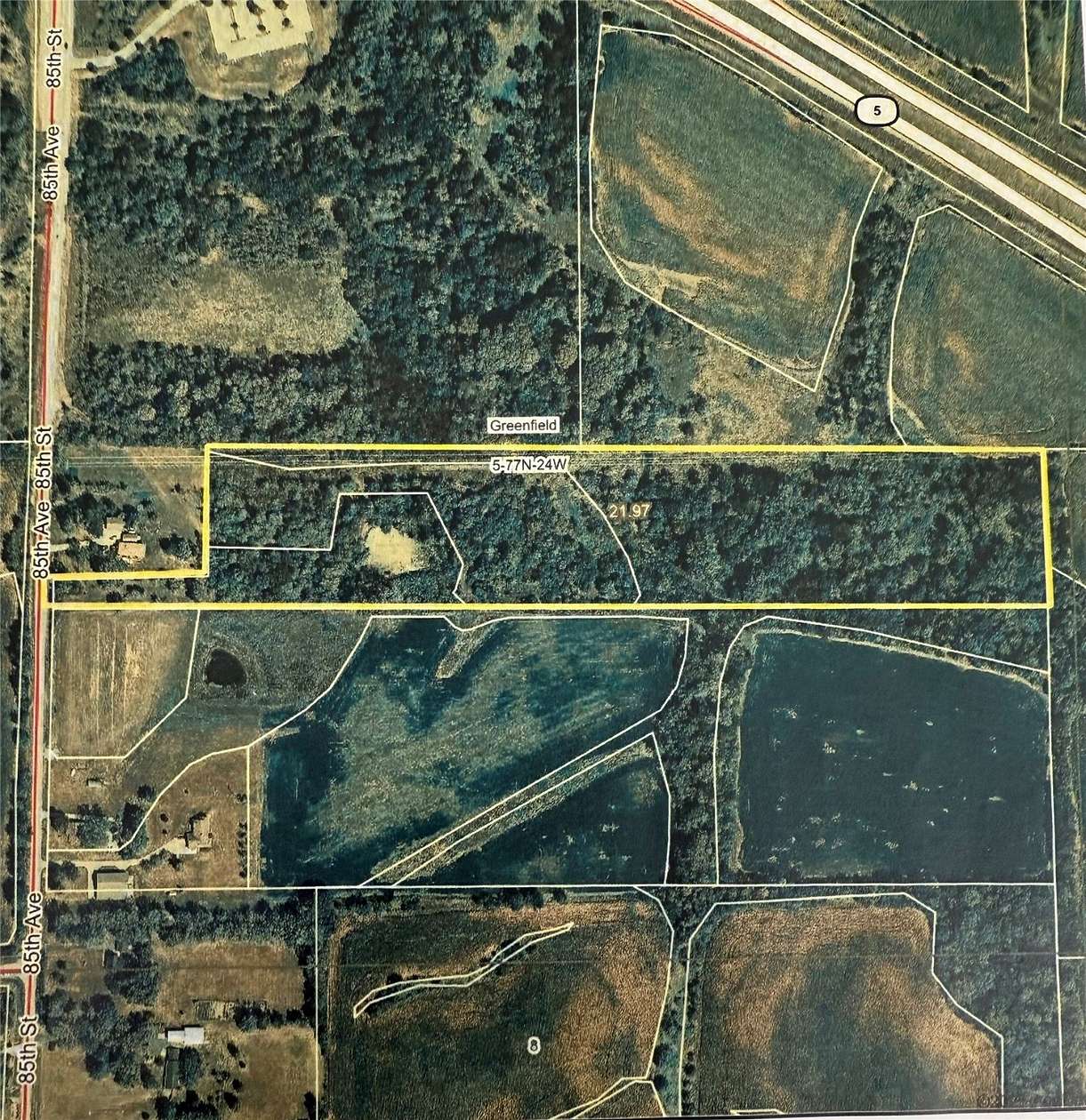 22 Acres of Recreational Land for Sale in Des Moines, Iowa