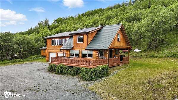 14.7 Acres of Land with Home for Sale in Chickaloon, Alaska