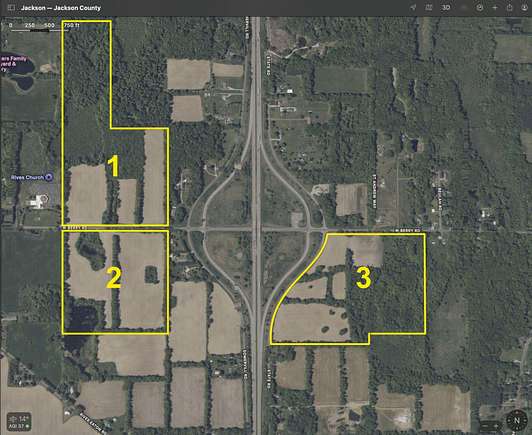 192.93 Acres of Land with Home for Sale in Rives Junction, Michigan