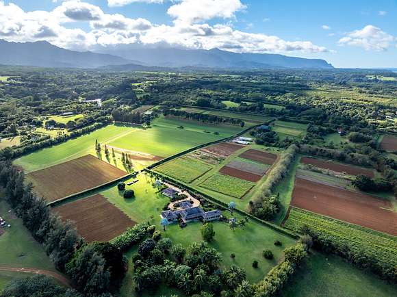 44.635 Acres of Agricultural Land with Home for Sale in Kilauea, Hawaii