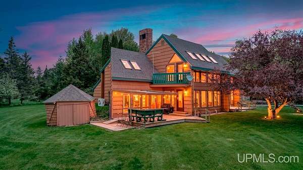 25.9 Acres of Recreational Land with Home for Sale in Rapid River, Michigan