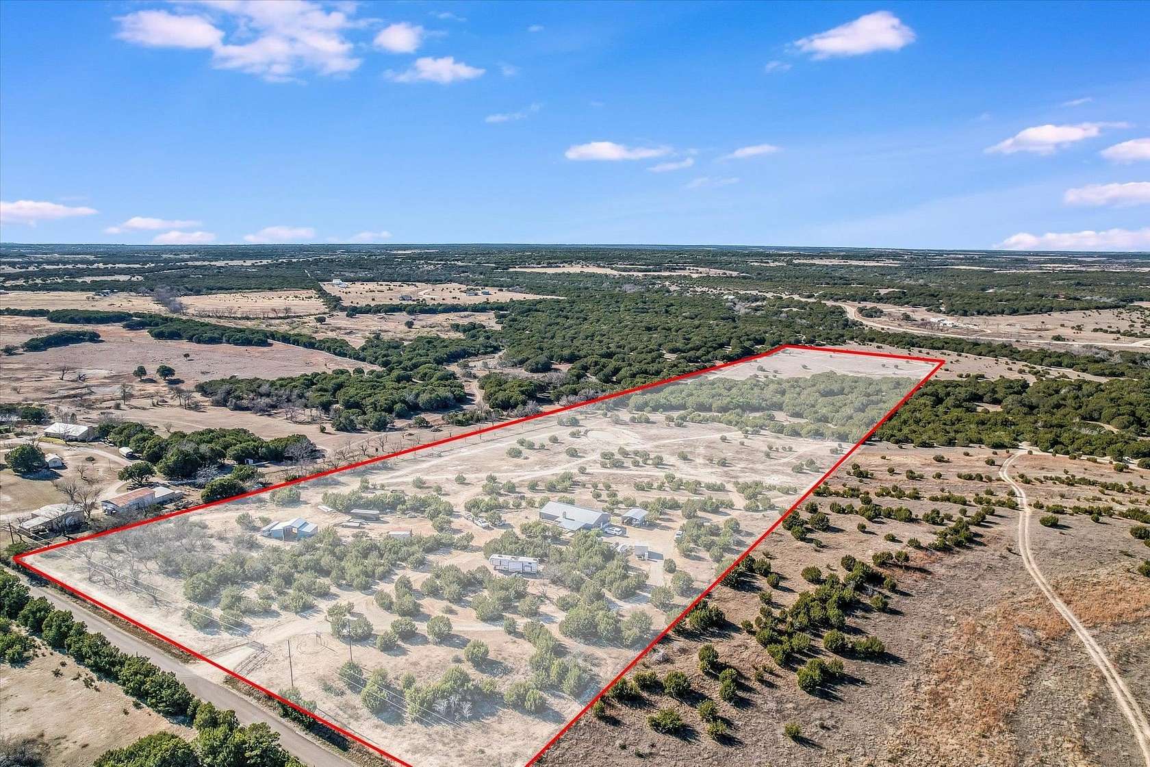 22.2 Acres of Agricultural Land with Home for Sale in Burnet, Texas