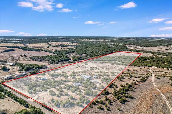 22.2 Acres of Agricultural Land with Home for Sale in Lampasas, Texas