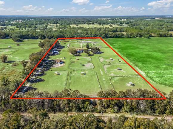 15.5 Acres of Land with Home for Sale in Williston, Florida