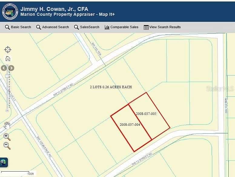 0.26 Acres of Residential Land for Sale in Ocala, Florida