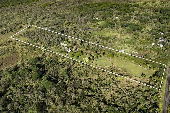 5.677 Acres of Residential Land with Home for Sale in Pahoa, Hawaii