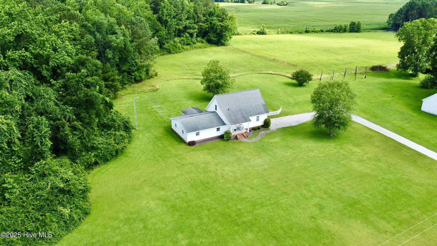 3.25 Acres of Residential Land with Home for Sale in Dover, North Carolina