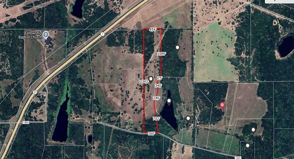 21.5 Acres of Recreational Land for Sale in Athens, Texas