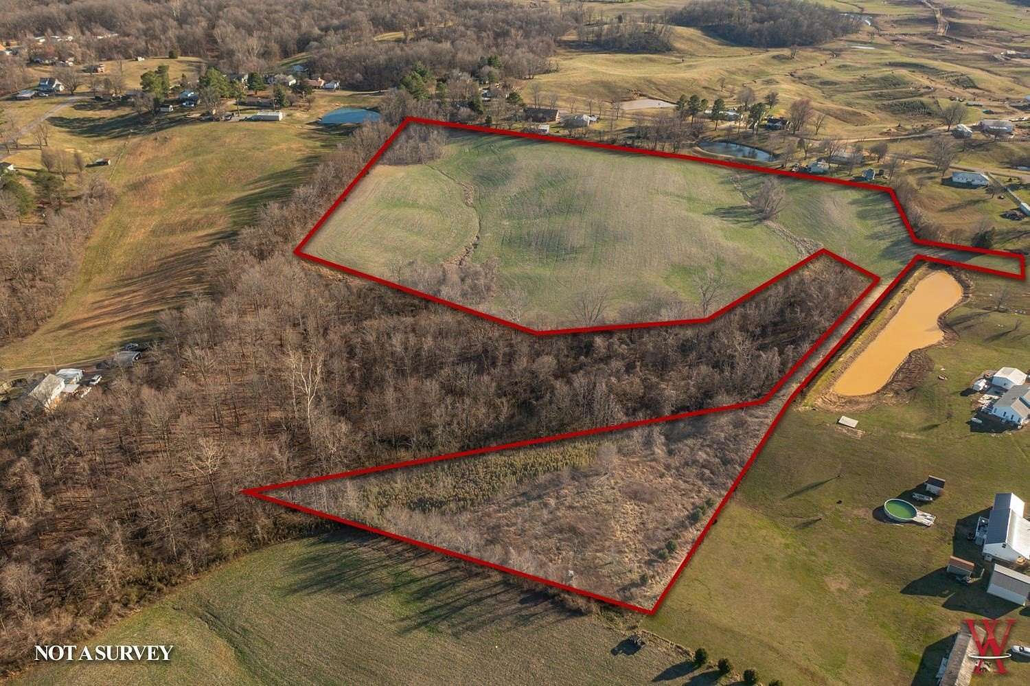22 Acres of Agricultural Land for Auction in Troy, Tennessee