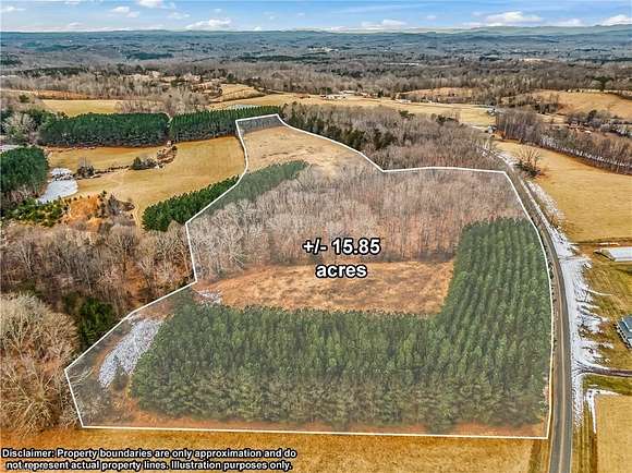 15.85 Acres of Recreational Land for Sale in Lawsonville, North Carolina