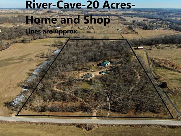 20 Acres of Land with Home for Sale in Ash Grove, Missouri