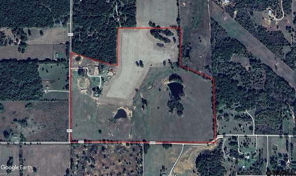 91.3 Acres of Agricultural Land with Home for Sale in Ben Wheeler, Texas