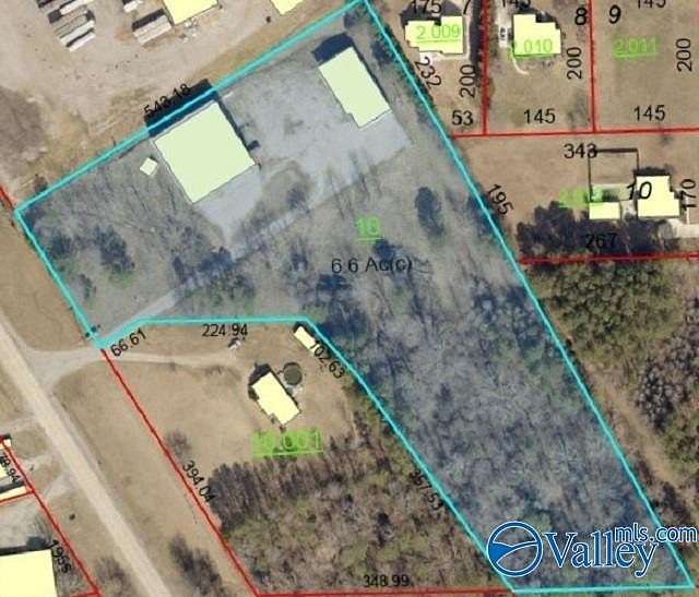 6 Acres of Improved Commercial Land for Sale in Vinemont, Alabama