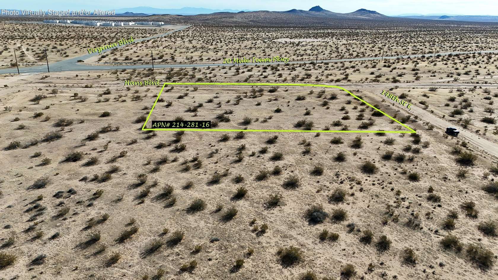 2 Acres of Residential Land for Sale in California City, California