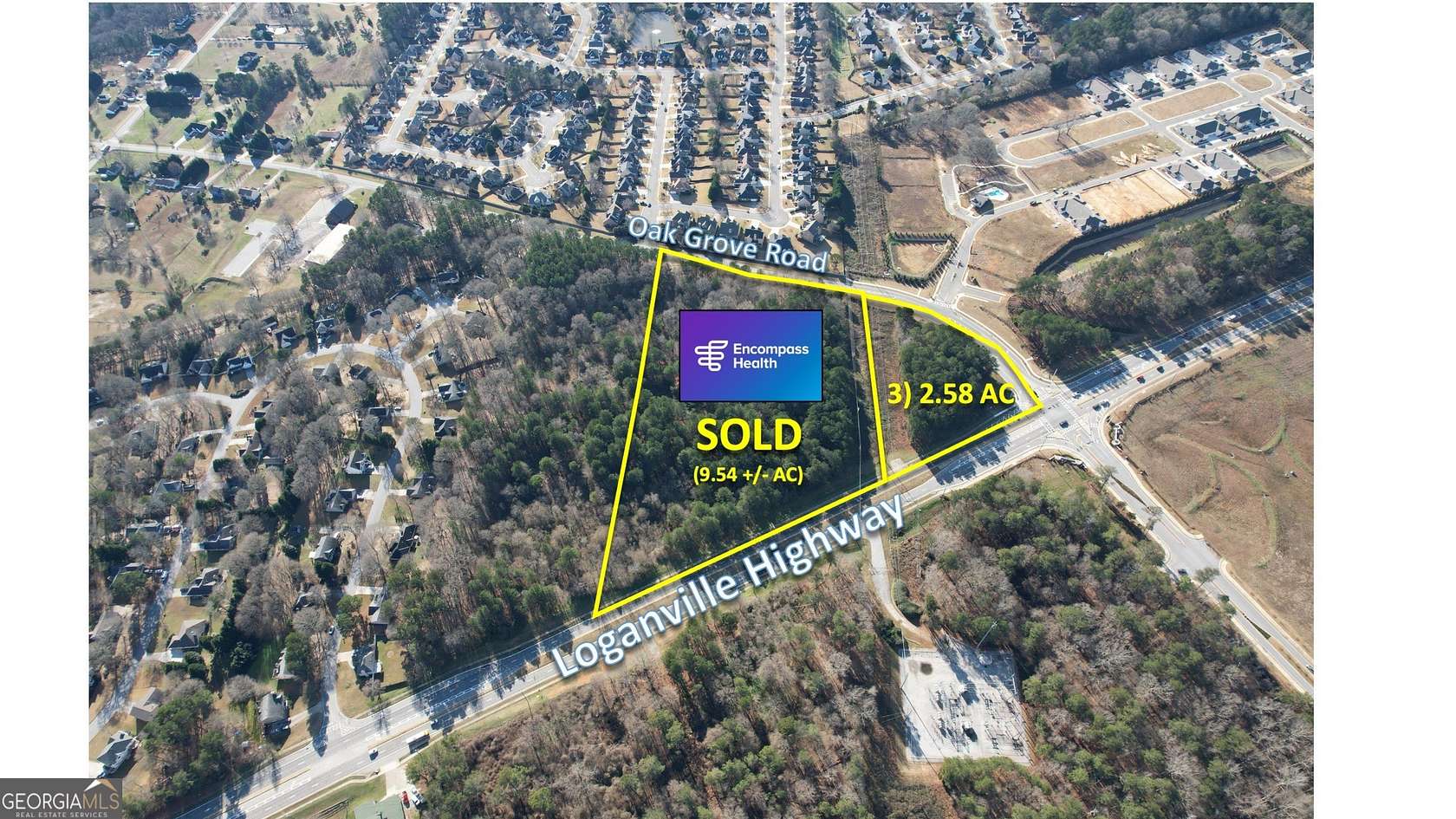2.8 Acres of Mixed-Use Land for Sale in Loganville, Georgia