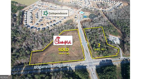 5.8 Acres of Mixed-Use Land for Sale in Loganville, Georgia