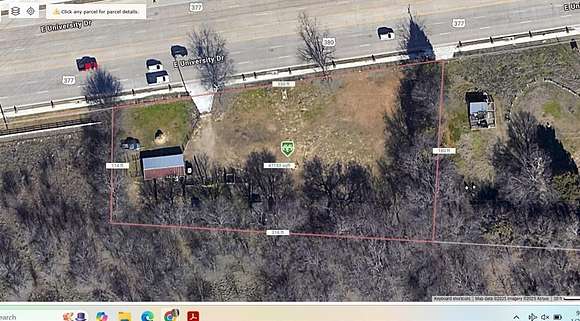 1.004 Acres of Commercial Land for Lease in Denton, Texas