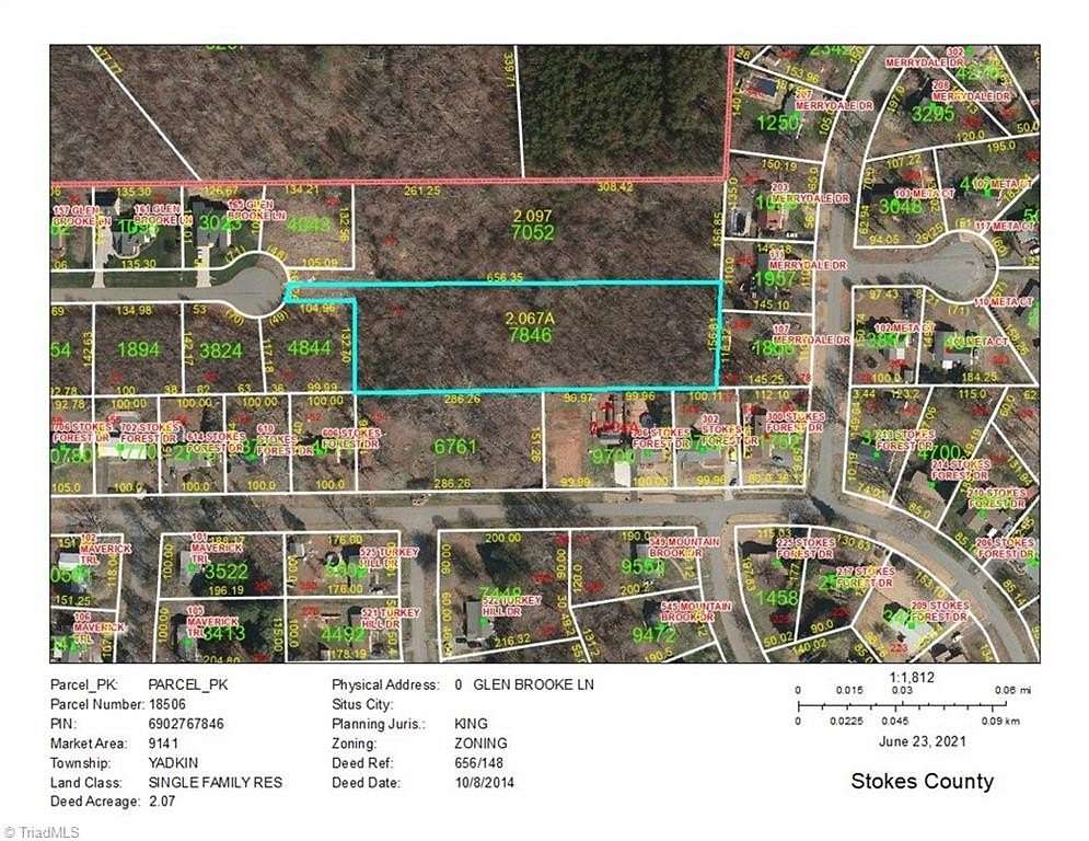 2 Acres of Residential Land for Sale in King, North Carolina