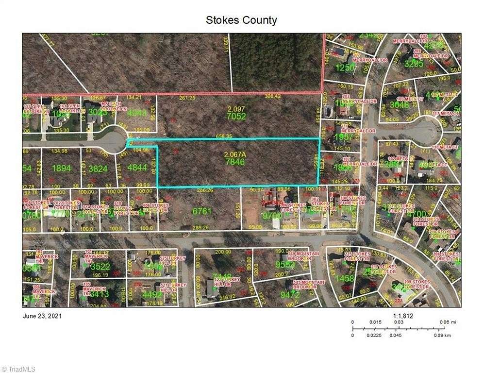 2.1 Acres of Residential Land for Sale in King, North Carolina