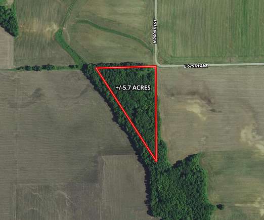 5.7 Acres of Land for Sale in Willow Hill, Illinois