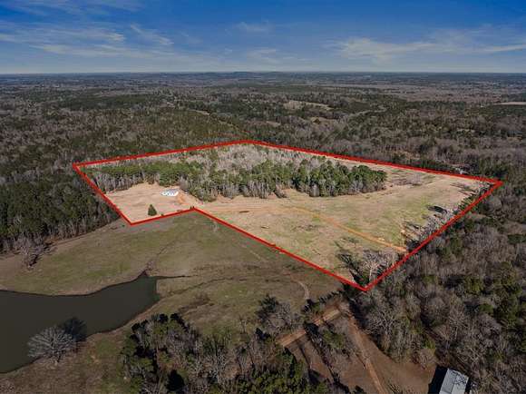 42 Acres of Agricultural Land with Home for Sale in Marietta, Texas