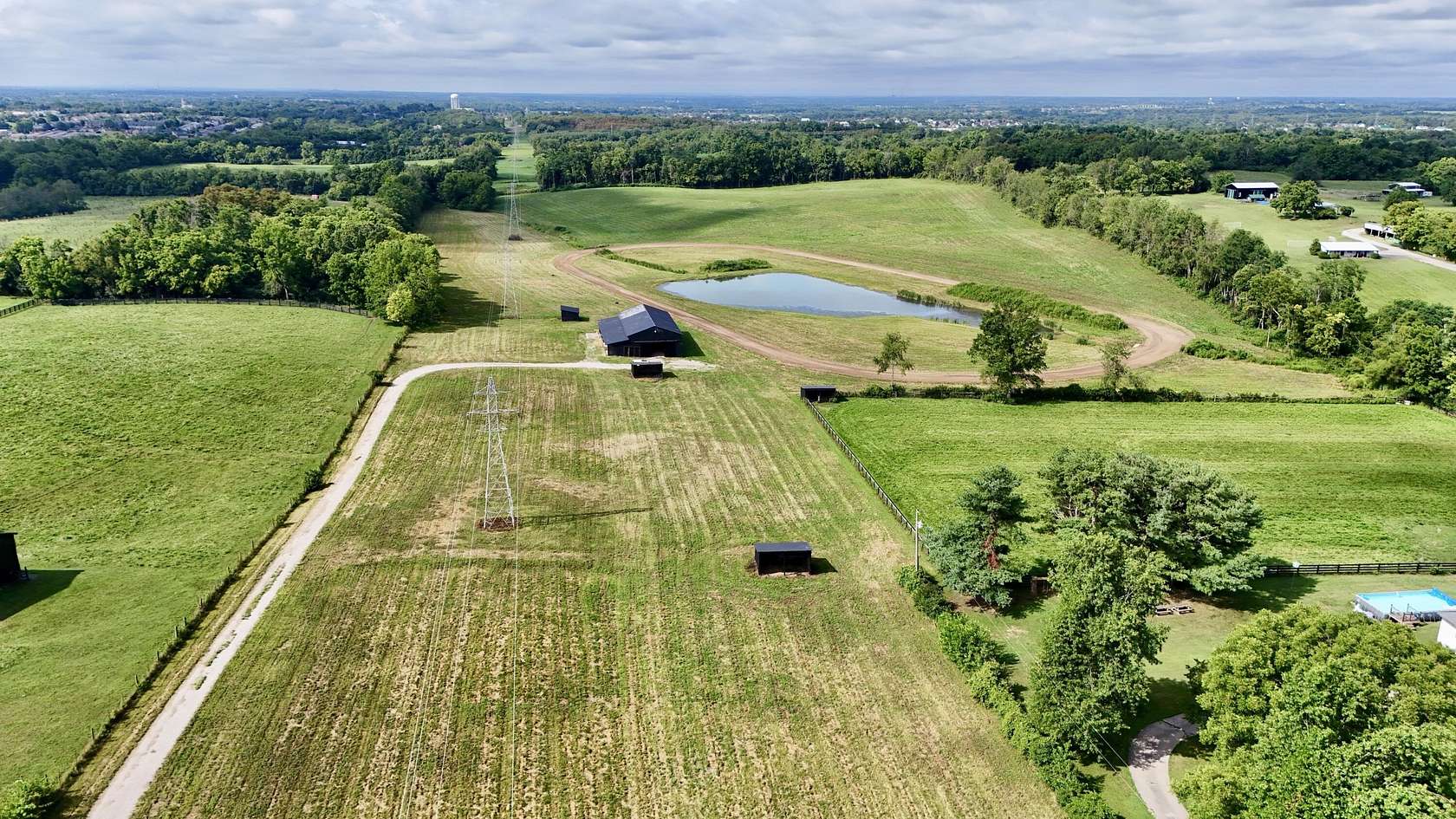 37.7 Acres of Agricultural Land with Home for Sale in Nicholasville, Kentucky