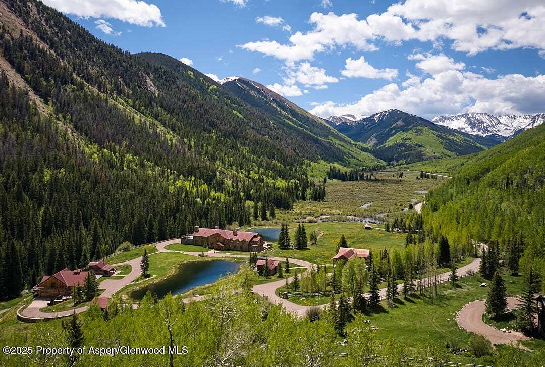 52.2 Acres of Recreational Land with Home for Sale in Aspen, Colorado