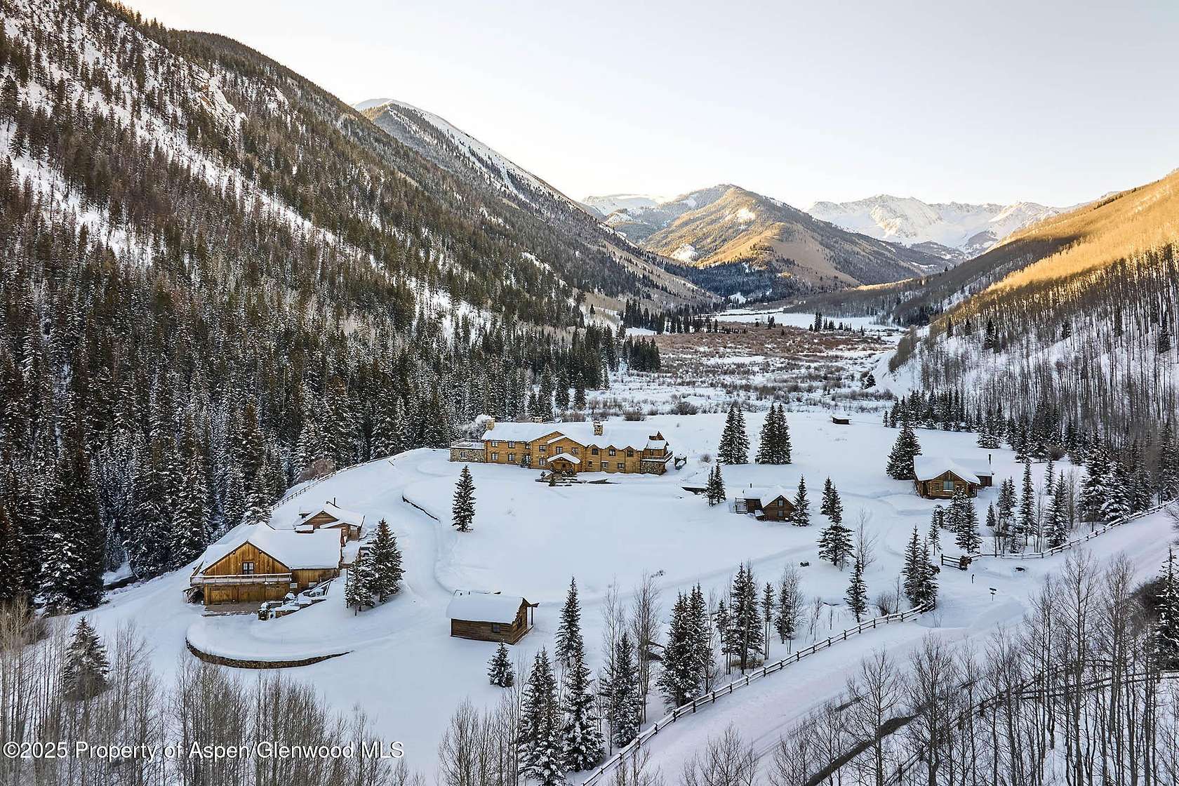 52.2 Acres of Recreational Land with Home for Sale in Aspen, Colorado
