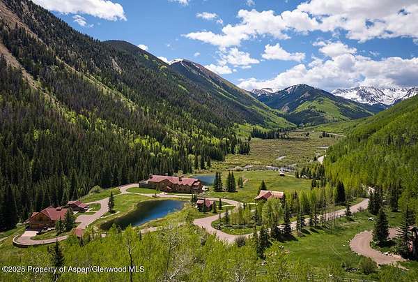 52.2 Acres of Recreational Land with Home for Sale in Aspen, Colorado
