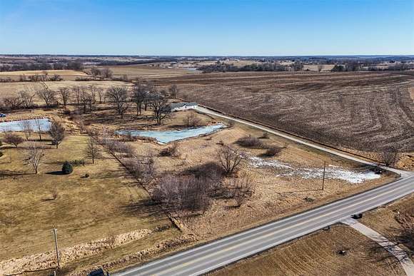 10 Acres of Recreational Land with Home for Sale in Runnells, Iowa