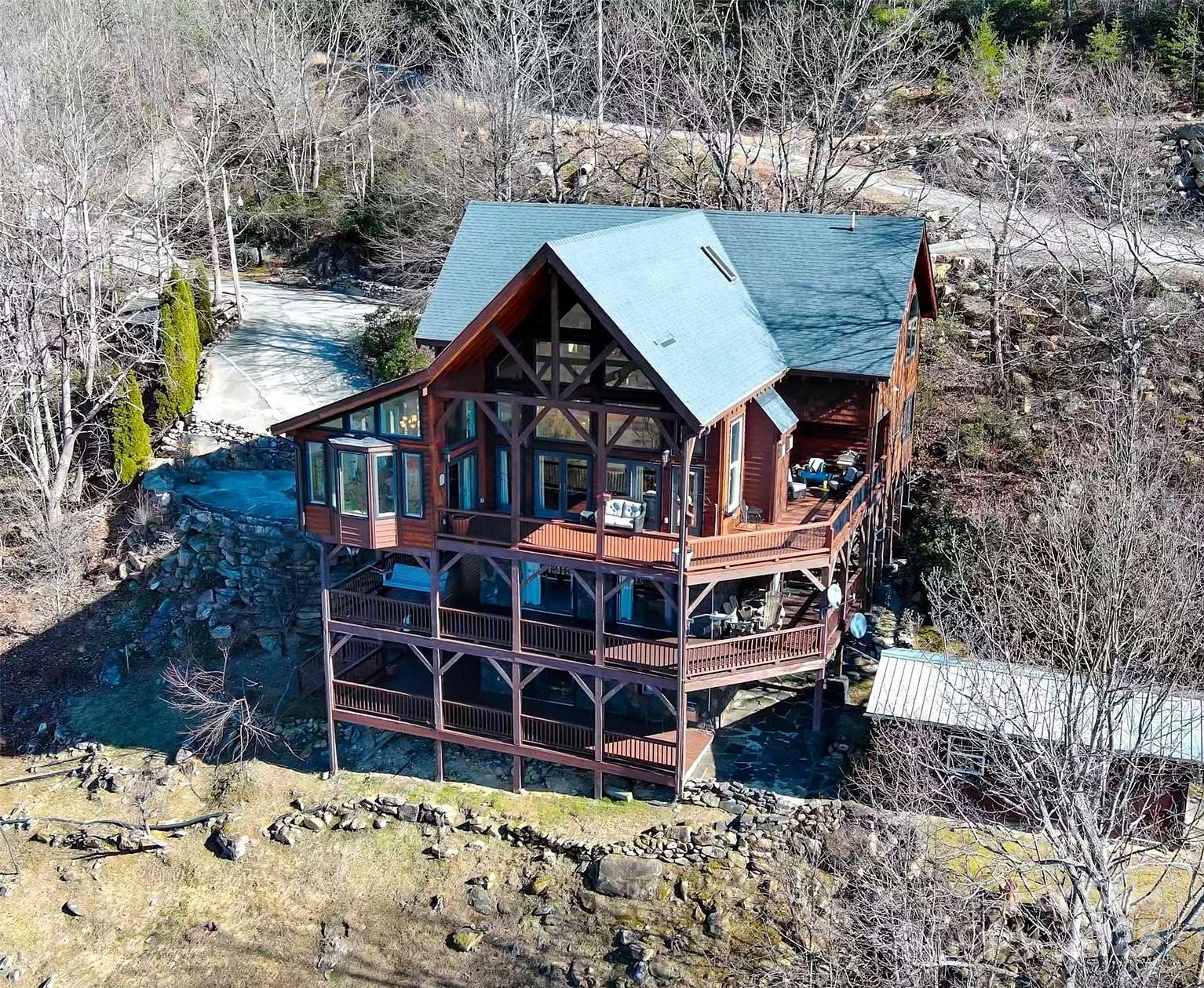 3.14 Acres of Residential Land with Home for Sale in Marion, North Carolina