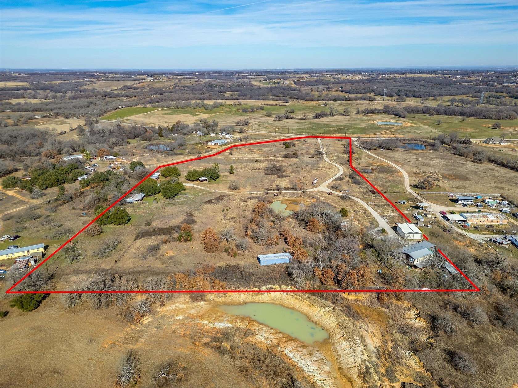 16.3 Acres of Land for Sale in Poolville, Texas