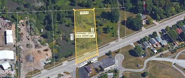 1.26 Acres of Commercial Land for Sale in Marysville, Michigan
