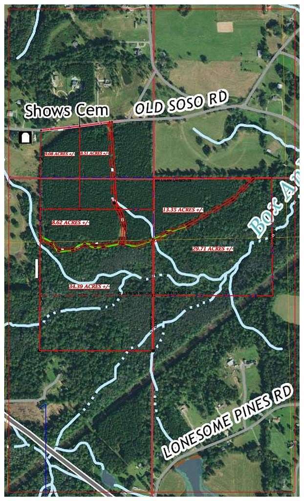 29.7 Acres of Recreational & Residential Land for Sale in Laurel, Mississippi