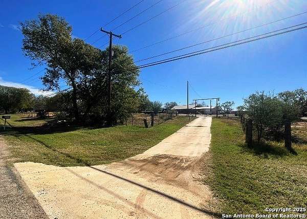 3.37 Acres of Residential Land with Home for Sale in Adkins, Texas