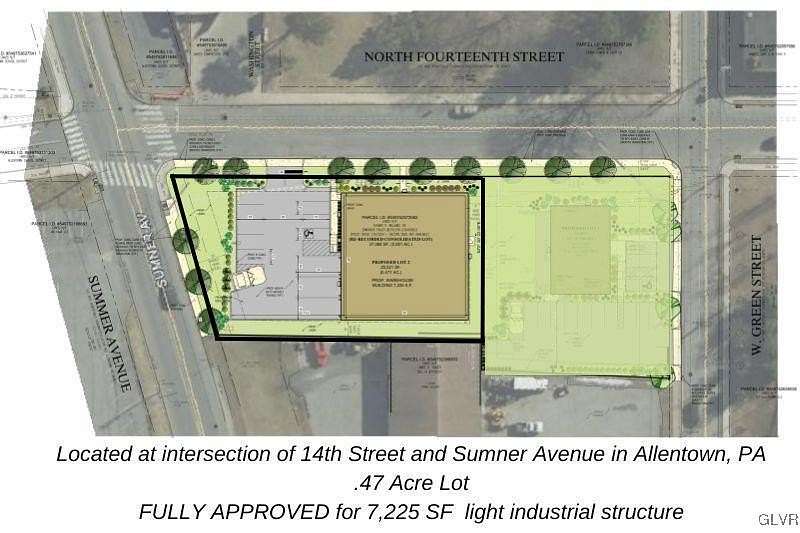0.47 Acres of Commercial Land for Sale in Allentown, Pennsylvania