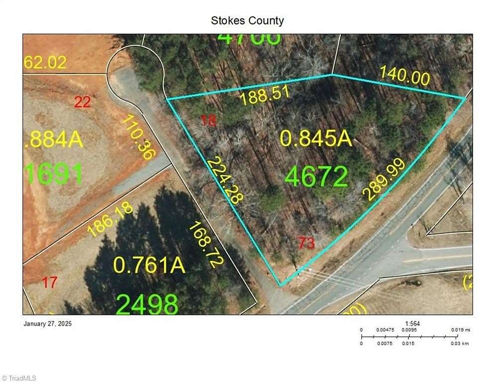 0.85 Acres of Residential Land for Sale in Walnut Cove, North Carolina