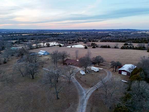 20 Acres of Land with Home for Sale in Kellyville, Oklahoma