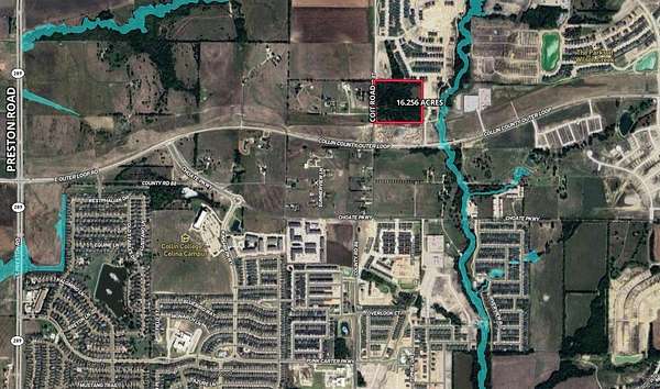 16.3 Acres of Commercial Land for Sale in Celina, Texas