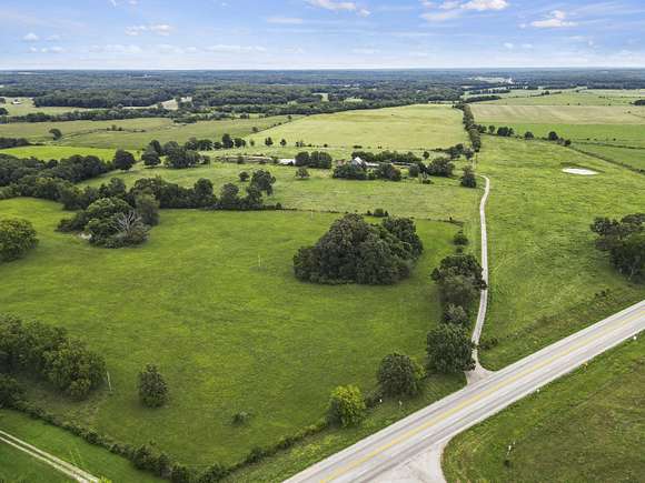 324 Acres of Agricultural Land with Home for Sale in West Plains, Missouri