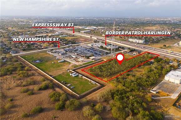 2.22 Acres of Commercial Land for Sale in Harlingen, Texas