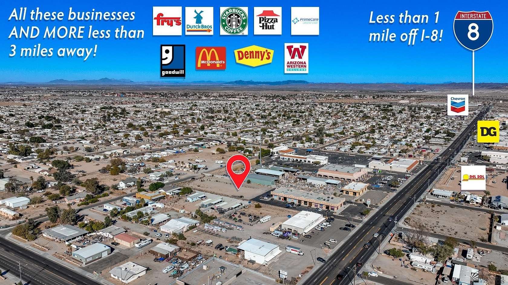 1 Acre of Commercial Land for Sale in Yuma, Arizona