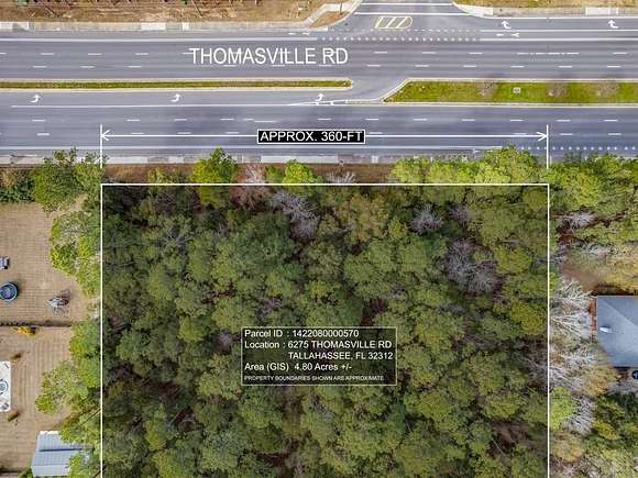 4.8 Acres of Mixed-Use Land for Sale in Tallahassee, Florida