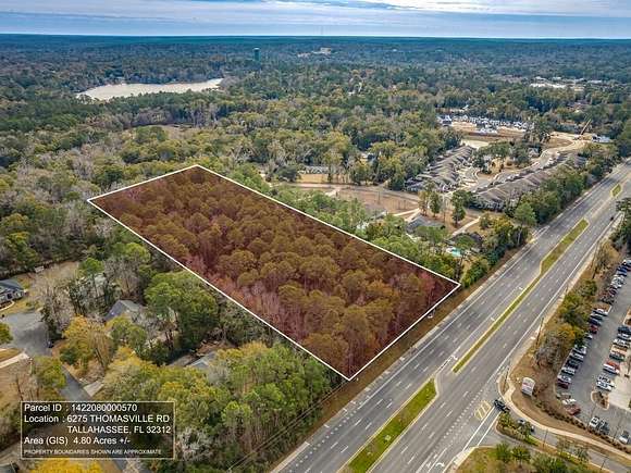 4.8 Acres of Mixed-Use Land for Sale in Tallahassee, Florida