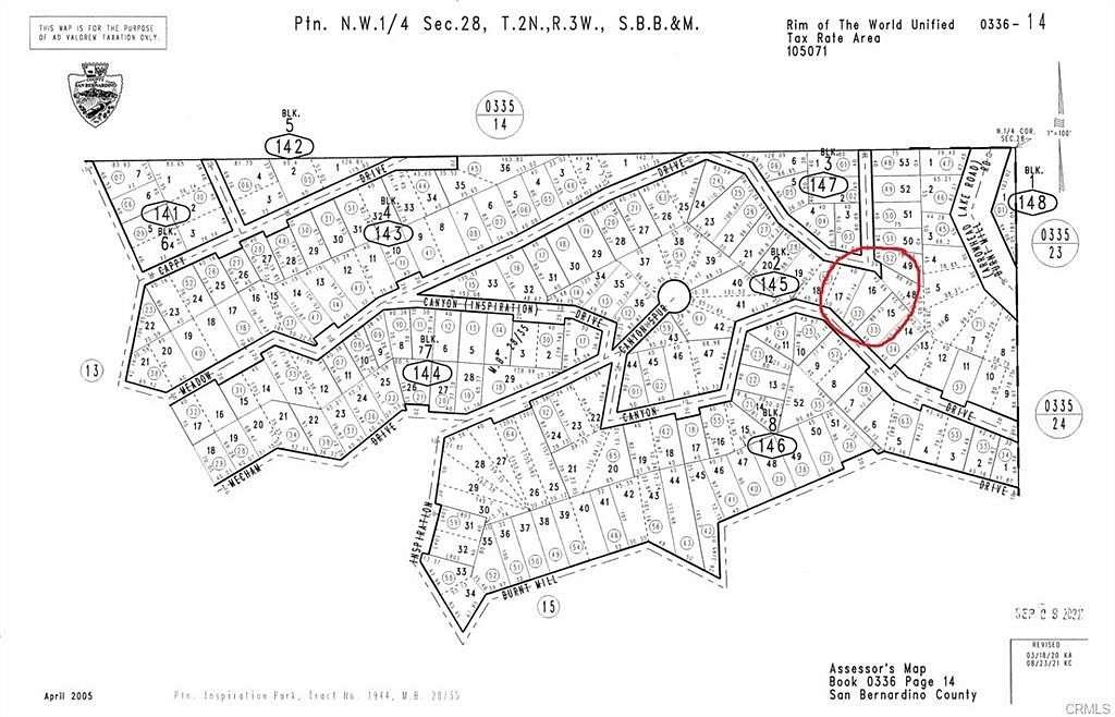 0.09 Acres of Land for Sale in Rimforest, California