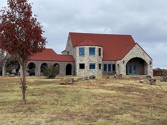 120 Acres of Land with Home for Sale in Wister, Oklahoma