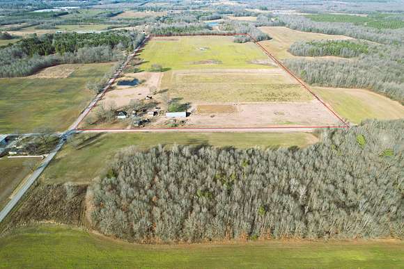 78 Acres of Land with Home for Sale in Russellville, Alabama