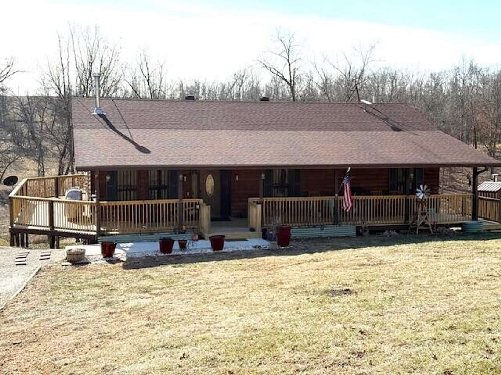9.3 Acres of Land with Home for Sale in Mountain Grove, Missouri