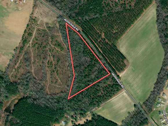 10.47 Acres of Recreational Land for Sale in Lillington, North Carolina